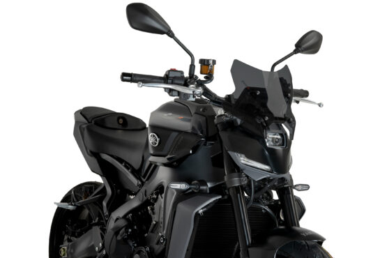 Puig Naked New Gen Sport Windscreen Dark Smoke For Yamaha MT-09 2024-2025