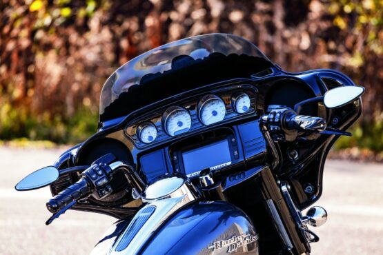 Tri-Line Inner Fairing Cover Plates Gloss Black by Kuryakyn - Image 2