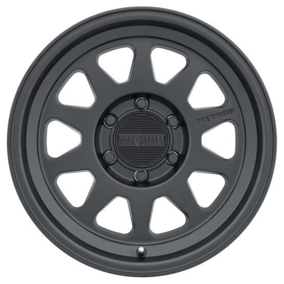 MR316 17x8.5 0mm Offset 6x135 87mm CB Matte Black Wheel - Image 2
