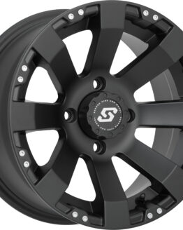 Sedona Spyder Wheel 14x7 4/137 5+2 Offset Satin Black Aluminum