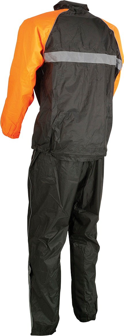 Z1R Waterproof Rain Jacket Orange Black Men's 3XL - Image 4