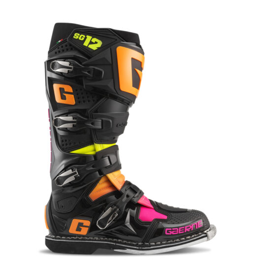 Gaerne SG12 Limited Edition Boot Black/Orange/Pink Size 10.5 - Image 7