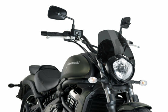 Puig Naked New Gen Sport Windscreen Dark Smoke For Kawasaki EN650 Vulcan S
