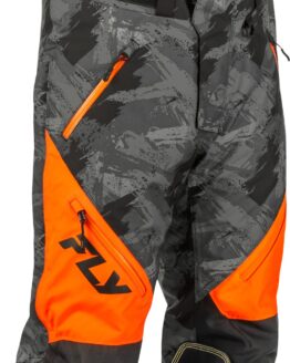 Fly Racing SNX Pro SB Snow Pants Orange/Black Large