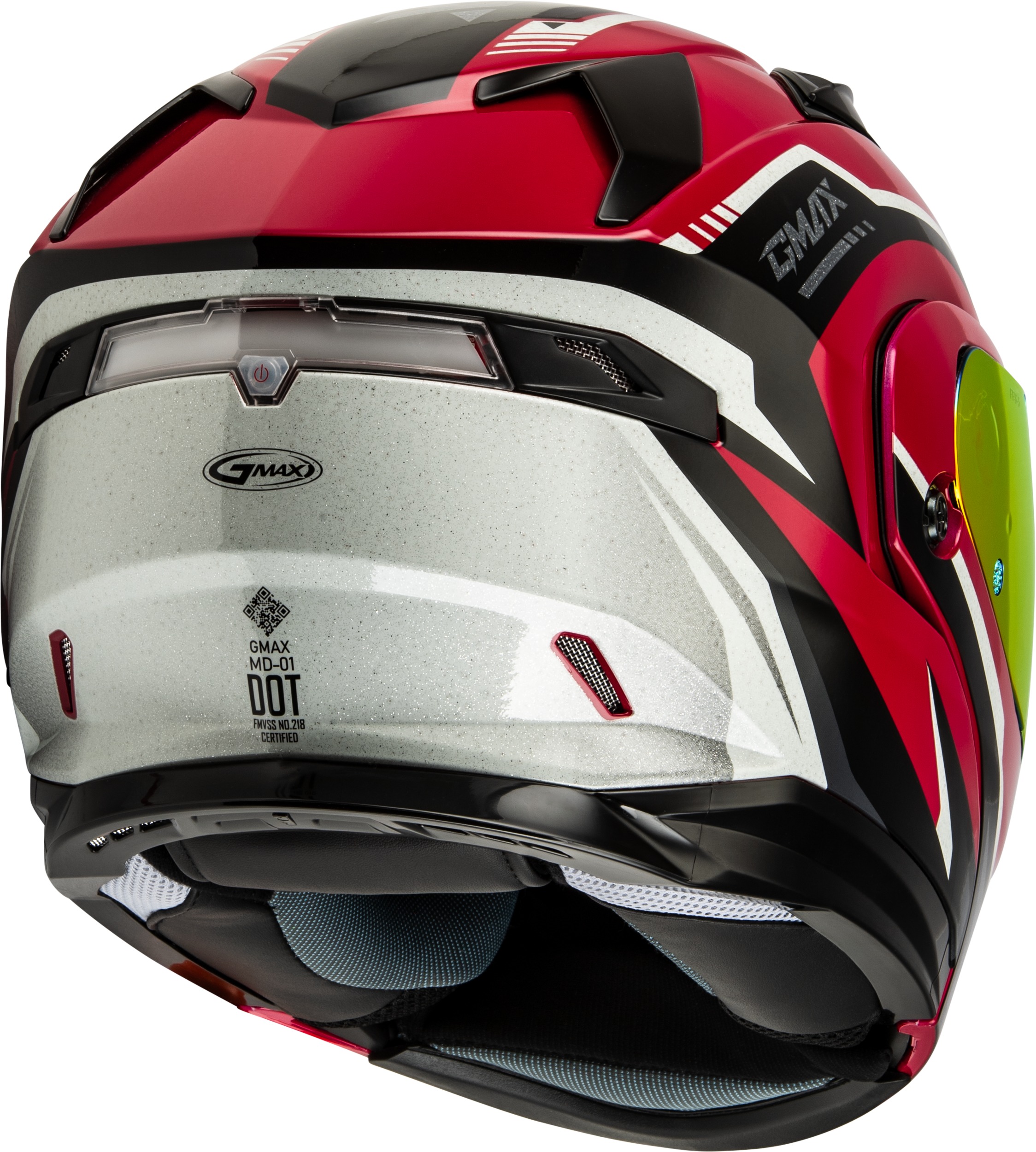 GMAX MD-01 Volta Modular Helmet Red Metallic 3X-Large - Image 3