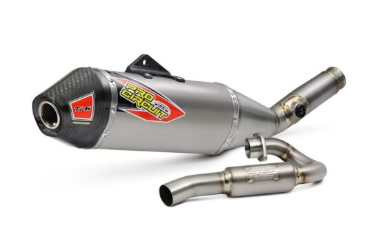 Ti-6 Titanium Full Exhaust W/Carbon Cap
