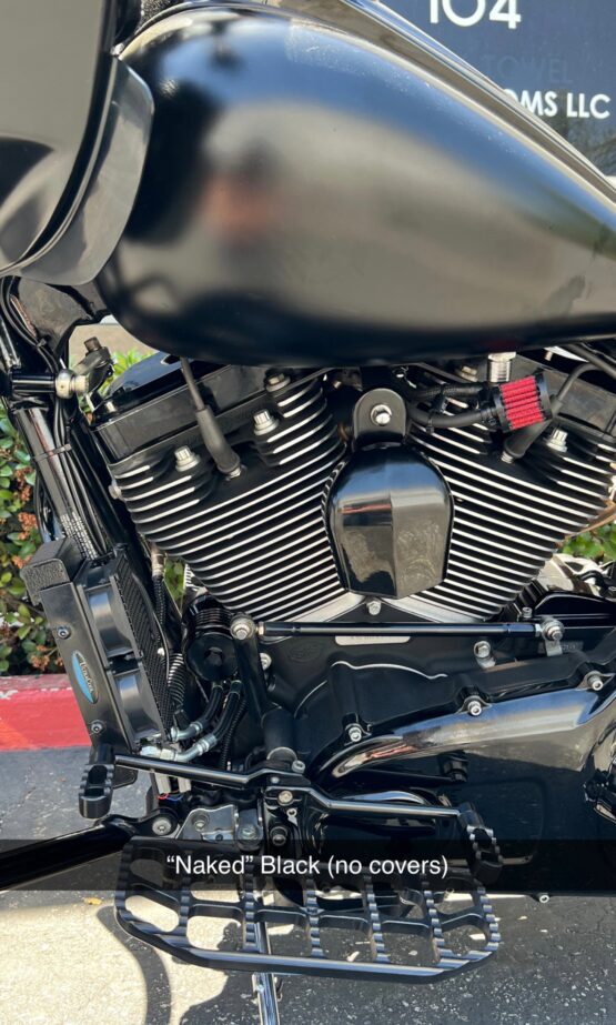 UltraCool SMT-4 Side Mount Naked Oil Cooler Kit Black For Harley Dyna FXR Touring - Image 9