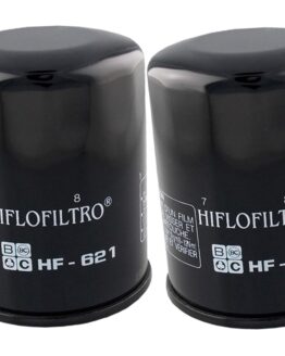 HF621 Oil Filter - Black - 2 Pack