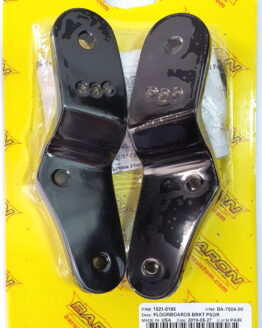 Passenger Floorboard Brackets - Black