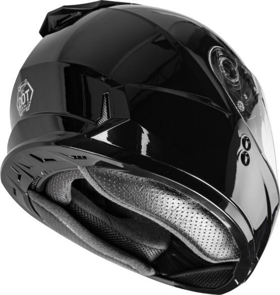 GMAX GM-49Y Youth Full-Face Helmet Black Gloss YS - Image 3