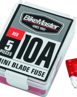 BikeMaster 10A Mini Mini Blade Fuse 5‑Pack