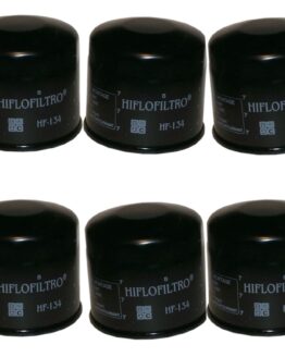 HF134 Oil Filter - Black - 6 Pack