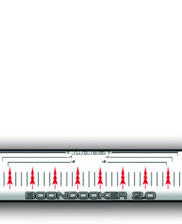 CFR Boondocker 2.0 1-1/8" Tapered Handlebar White 30"