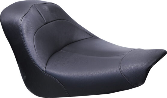 Danny Gray Minimalist Solo Leather Seat Black Fits 06-17 Harley Softail