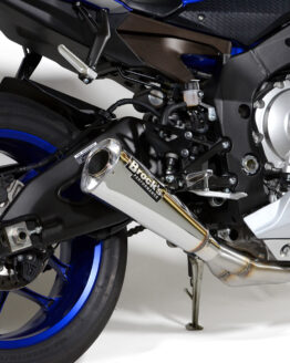 Brock's Alien Head 2 Polished 3/4 Exhaust Silver Fits Yamaha R1
