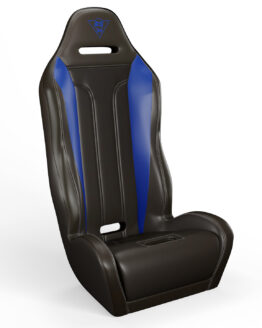 Black/Blue Performance Double T Front Seat