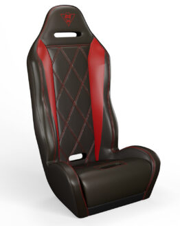 Black/Red Performance Diamond Front Seat