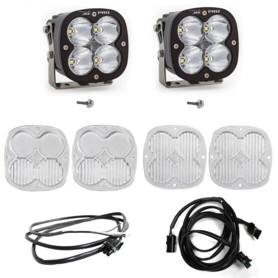 Baja Designs A-Pillar Light Kit XL Pro Spot w/Upfitter Fits 2021+ Ford Bronco