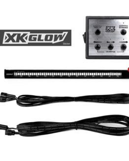 XKGLOW 12" Amber LED Strobe Tube Lights 4pc with Traffic Modes