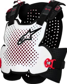 Alpinestars A-4 Plasma Roost Guard Black/Red/White XL/2XL