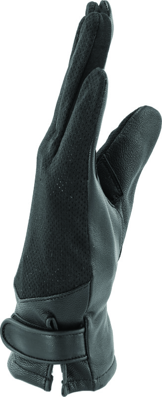 Kuryakyn Pecos Leather Mesh Gloves Black - Small - Image 5