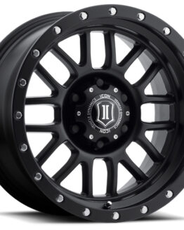 ICON Alpha 17x8.5 Satin Black Wheel 6x5.5 0mm Offset