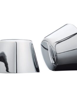 Kuryakyn Front Axle Nut Caps Chrome - Pair