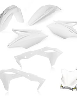 Cycra 5-Piece Replica Body Kit - White Fits 2017-2020 Kawasaki KX250F