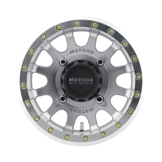 401 UTV Beadlock Wheel 14x7 / 5+2/38mm Offset / 4x136 / 106mm CB Machined - Raw - Image 2