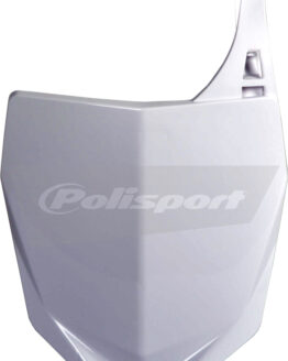 Front Number Plate - White