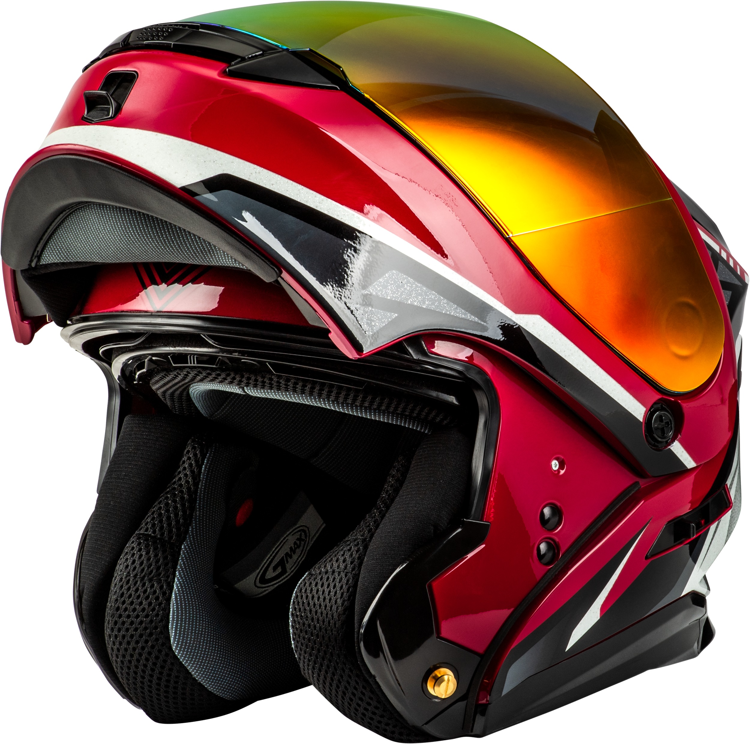GMAX MD-01 Volta Modular Helmet Red Metallic 3X-Large - Image 4