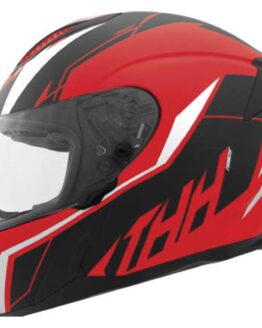 THH T810S Turbo Full Face Helmet Red/Silver Medium