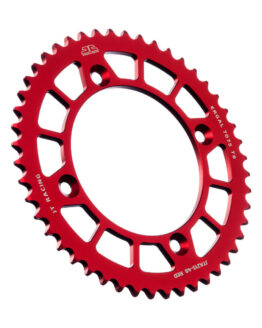 Red Aluminum Rear Sprocket - 48 Teeth 420 Pitch