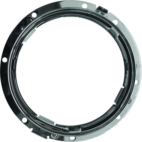 Pathfinder Adapter Ring and Wiring Harness Mounting Bracket Chrome