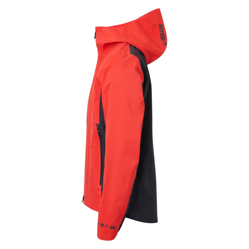 USWE Waterproof MTB Jacket Flame Red XL - Image 4