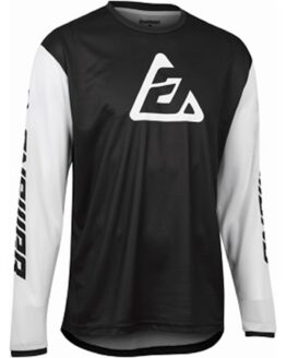 Answer Arkon Bold Jersey Black/White Youth Medium - Motocross/Off-Road