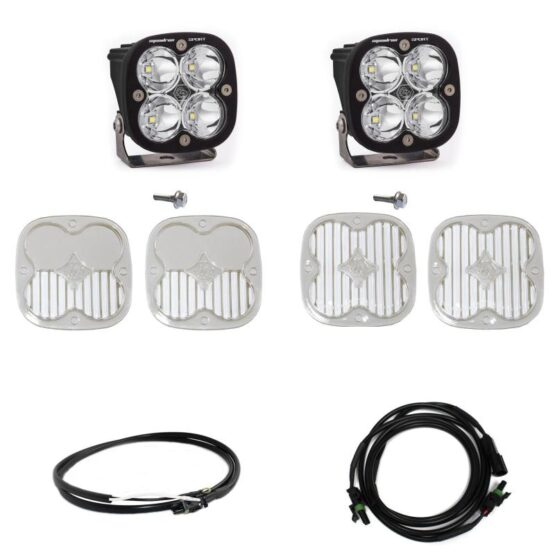 A-Pillar Light Kit Squadron Sport Spot w/Upfitter Fits 2021+ Ford Bronco