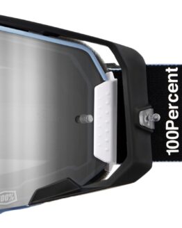 100% Armega Goggles Petros Blue Mirror Silver Lens Adult