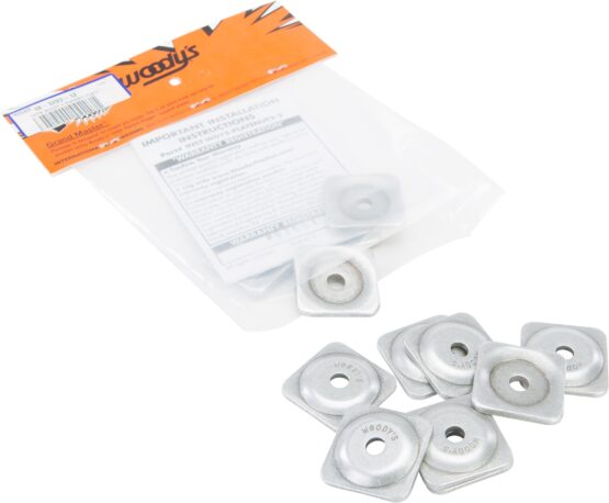 Woody's Grand Digger Support Plates 12Pk Aluminum Natural - Image 2
