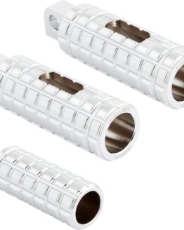 Arlen Ness Cush Footpegs Chrome Male Mount Pair