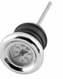 Bikers Choice Chrome Oil Tank Temperature Gauge 1-3/16" Diameter