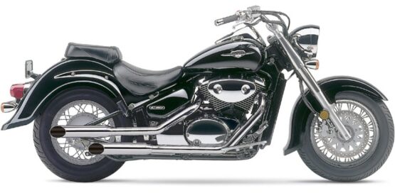 Classic Slash Cut Chrome Full Exhaust