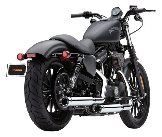 3" RPT Chrome Slip On Dual Exhaust - Image 2