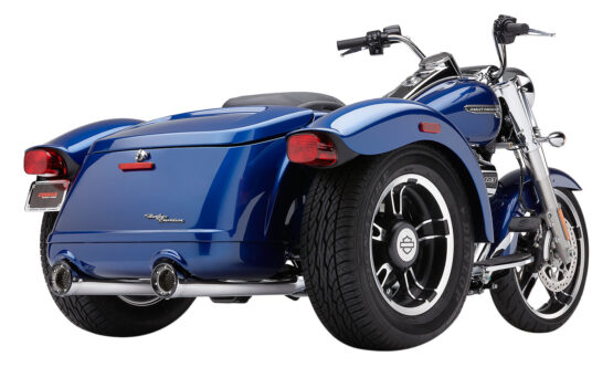 4" Chrome Dual Slip On Exhaust Mufflers - Image 2