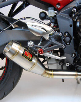 GP Stainless Slip On Exhaust w/ dB Killer Fits 13-16 Triumph Street Triple