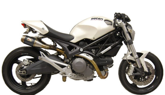 Black Center Dual GP Slip On Exhaust - Image 2