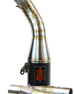 Competition Werkes Black Center GP Slip On Exhaust Fits 15-22 Yamaha R1