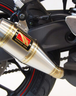Competition Werkes GP Slip On Exhaust Stainless Fits 15-24 Yamaha R3
