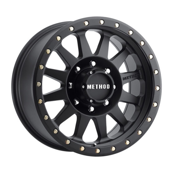 MR304 Double Standard 18x9 -12mm Offset 8x6.5 130.81mm CB Matte Black Wheel - Image 2