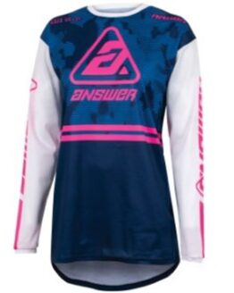 23 Arkon Trials Jersey Blue/White/Magenta Womens - Large